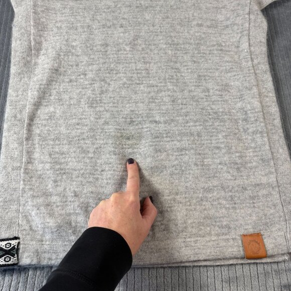 Paka The Hoodie Alpaca Gray Handmade Pullover Small Unisex Peru - Picture 9 of 10